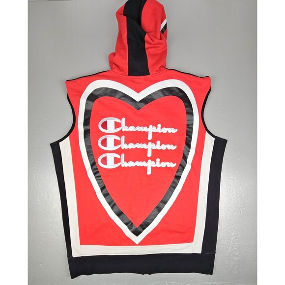 Champion Other - Champion‎ Hoodie Mens 2XL Reverse Weave Red Black Boxing Making The Cut Full-Zip